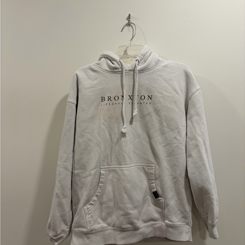 Bronxton Men's White Hoodie